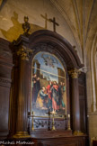 <center>Église Saint-Germain-l'Auxerrois.</center> Chapelle Saint-Pierre, ancienne chapelle de la Visitation. Tableau représentant Jésus entouré de ses disciples et remettant à saint Pierre, chef des apôtres, les clefs du royaume des cieux. Copie par mademoiselle Despré en 1840, d’après un original d’Alonso Cano (XVIIe siècle).