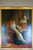 <center>La galerie de portraits. </center> Maria Laetitia,mère de Napoléon, morte à plus de 80 ans, en Italie auprès de son frère.