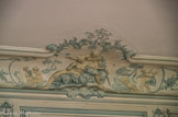 <center>Le château de Champs-sur-Marne. </center>Chambre des anciens propriétaires donateurs. Bacchus et Ariane au-dessus du lit.