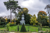 <center>Parc de Bagatelle. </center> Kiosque de l'impératrice.