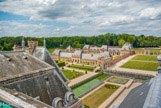 <center>Les Jardins vus du toit. </center> Vue de l'ouest.