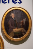 <center>Portrait de violoniste</center>D’après Louis Léopold Boilly (1761-1845)
Fm XVIII8 siècle Huile sur toile
Marseille, Musée Grobet-Labadié, inv. GL3155
Peintre recherché de la capitale, en particulier par la nouvelle bourgeoisie de la fin du XVIIIe siècle, Boilly tire le portrait de tous les Parisiens comme des personnalités de passage. Ce violoniste, que Ton ne saurait attribuer au peintre mais plutôt à son école, en reprend toutefois tous les codes. Ainsi, l'homme, assis de trois quart, le visage faisant face au spectateur, n’est-il pas sans évoquer la composition du portrait de Robespierre du musée des Beaux-Arts de Lille, peint en 1791. S’il ne s'agit pas d’une œuvre majeure du fonds de Marie Grobet, collectionneuse marseillaise et donatrice du musée Grobet-Labadié, ce tableau, acquis en 1898, un an après son mariage avec Louis Grobet, violoniste lui-même et détenteur d’un nombre conséquent de partitions, renvoie à leur goût commun pour cet instrument de musique.