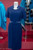 <center>16 Robe</center>Jacques Fath
Maison de couture française fondée en 1937 par Jacques Fath (1912-1954)
1951
Laine, cuir
Marseille, Château Borély - Musée des Arts décoratifs, de la Faïence et de la Mode, inv.2001.38.8