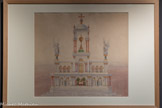 <center></center>Étude complète du maître-autel de l’église de la Trinité à Marseille
1883
Aquarelle sur papier
Marseille Musée des Beaux-A