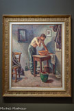 <center>Maximilien Luce (1858 -1941)</center>L’Homme à sa toilette 1887