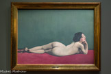 <center>Félix Vallotton (1865 -1925)</center>Nu couché au tapis rouge 1909
Huile sur toile