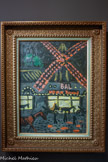 <center>Auguste Élysée Chabaud
(1882-1955)</center>Le Moulin Rouge, la nuit 1907
Huile sur bois.
