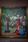 <center>Paul Sérusier (1864-1927)</center>La Guirlande de roses 1898
Huile sur toile