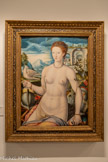 <center></center>ANONYME, ÉCOLE DE FONTAINEBLEAU.
Diane de Poitiers en allégorie de la Paix.
XVIe siècle.
HUILE SUR BOIS.
DONATION BOURGUIGNON DE FABREGOULES, 1860