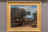 <center></center>Attribué à GASPARD DUGHET dit LE GUASPRE POUSSIN Rome, 1615 – 1675.
Paysage d’Italie avec un berger et diverses figures vêtues à l'antique.
XVIIe siècle HUILE SUR TOILE.
DONATION BOURGUIGNON DE FABREGOULES. 1860.