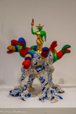 <center>Tree of Liberty (green).</center>2000-2001
Résine polyester peinte et feuilles d’or. NIKI CHARITABLE ART FOUNDATION