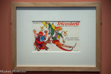 <center>Buvard publicitaire pour les pansements Tricosteril</center>Dessinateur inconnu Wallace et Draeger (éditeur)
France, milieu du 20e siècle Impression couleur sur papier buvard.