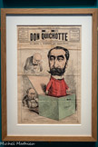 <center> « La boîte à surprises »</center>n° 703 de l’hebdomadaire satirique Le Don Quichotte.
Charles Gilbert-Martin (rédacteur en chef, dessinateur).
Paris, France, 1887. Impression chromotypographique sur papier.
Mucem, Marseille.