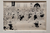 <center></center>Bref - 9 mars 1946 (2676 - Tome 2)
La précaution inutile
- Puisqu'on vous dit qu'ils ne sont pas encore fermés !...
Encre de Chine 26 x 38 cm Collection famille Albert Dubout