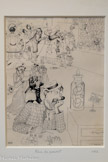 <center></center>Le Rire - 28 mai 1932 (1693 lome 2) Rêve de poivrot - Quelle belle mort ! - Encre de Chine 33 x 25 cm Collection famille Albert Dubout