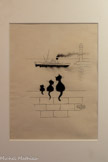 <center></center>3 décembre 1962 (8033 - Tome 6) Illustration de Entre Chats Encre de Chine 32 x 26 cm Collection particulière