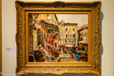 <center>Marcel Leprin (1891-1933)</center>Marché place de Lenche. Huile sur toile 50x61 cm