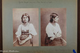 <center>Hyacinthe Margota.</center>32 ans.
Née à Sora (montagne de Naples)
Jacques-Philippe Potteau (Belgique, 1807- France, 1876) 1860-1869, Italie Tirage photographique moderne
Musée du quai Brânly - Jacques Chirac, Paris