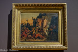 <center>Le Frappement du rocher.</center>Dominique PAPETY
Marseille, 1815- 1849
Huile sur toile