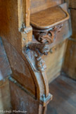 <center>Monestiès.</center>Les stalles qui ornaient la chapelle du château de Combefa.