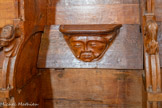 <center>Monestiès.</center>Les stalles qui ornaient la chapelle du château de Combefa.