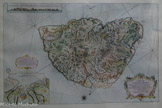 <center>Le musée Lapérouse.</center>Carte de l'Isle de France.
