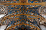 <center>La cathédrale Sainte-Cécile</center>De bas en haut, de gauche à droite : 1512 fin de voûte Sainte Claire, Eliud, Eléazar, Catherine de Sienne. Saint Antoine, Sadoch, Achim,  Job. Saint Sylvestre, Azor, Eliacim, Saint Urbain. Sainte Marie l'Egytienne, Abiut, Zorobabel, Sainte Marthe. Sainte Anastasie, Salathiel,  Jechonias, Sainte Liberate. Saint Christophe, Apparition au Cénacle, Saint Martin.