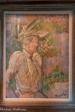 <center>Musée Toulouse-Lautrec</center>Henri de Toulouse-Lautrec
(1864-1901)
Gabrielle la danseuse 1890
Huile sur carton
Don Comtesse A.de Toulouse-Lautrec, 1922.