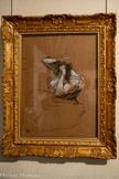 <center>Musée Toulouse-Lautrec</center>Henri de Toulouse-Lautrec
(1864-1901)
Femme qui se peigne 1896
Huile sur carton
Don Famille Toulouse-Lautrec, 1922.
