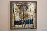 <center>Abbaye de Beaulieu-en-Rouergue  </center>Simon Hantaï (Biatorbàgy, Hongrie, 1922 - Paris, 2008)
Peinture
1958
Technique mixte sur toile