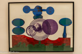 <center>Abbaye de Beaulieu-en-Rouergue  </center>Claude Viseux (Champagne-sur-Oise, 1927 - Angiet, 2008)
Sans titre. 1978-1979
Collage de papier coloré et encre sur papier vélin.