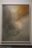 <center>Abbaye de Beaulieu-en-Rouergue  </center>Marcelle Loubchansky (Paris, 1917 - Paris, 1988)
Sans titre.
1958
Technique mixte sur toile