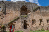 <center>Najac : Forteresse Royale. </center>Dans la muraille nord, le CACHOT, profond de 6m, où des CHEVALIERS TEMPLIERS furent emprisonnés, en 1310, sur ordre de PHILIPPE LE BEL.