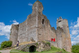<center>Najac : Forteresse Royale. </center>Emplacement du pont-levis.