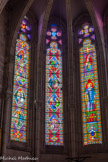 <center>Saint-Antonin-Noble-Val </center>Vitraux racontant la vie de saint Antonin.