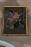 <center>L’église Saint Corneille de Puycelsi</center>St Pierre est délivré par un ange.
