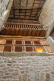 <center>Sévérac-le-Château</center>La maison des consuls. La galerie Renaissance et sa magnifique vitrerie, au deuxième étage..