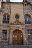 <center>Villefranche-de-Rouergue </center>Chapelle Sainte-Emilie de Rodât. En face, l'ancien presbytère.