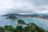 <center>San Sebastian</center>La Concha vue depuis le mont Igeldo.