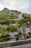 <center>Le fort du Portalet</center>Tout en haut, la poudrière, le chemin de ronde, le fortin  et les emplacements des canons (bâtiment rectangulaire). Le fort est étagé sur 150 m de dénivellation.