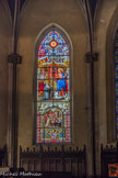 <center>Louhans </center>l'Apparition du Sacré-Cœur à Marguerite-Marie dans la chapelle de la Visitation à Paray-le-Monial, daté de 1869,