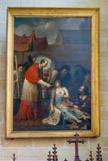 <center>La Cathédrale Saint-Pierre Saint-Paul. </center> Une toile de Désoria (1827) représente Saint Charles Borromée (1538-1584) archevêque de Milan, communiant les pestiférés.