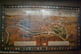 <center>Le Musée Sainte Croix. </center> Le Siège de Poitiers de 1569  par l'Amiral de Coligny, par François Nautré (1619). Vue de Poitiers, des Dunes.