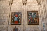 <center>Sainte Radegonde. </center> la Crucifixion, saint Charles Borromée...
