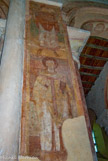 <center>Saint-Hilaire-le-Grand. </center> Remarquable décor peint de la fin du XIe siècle, représentant les premiers évêques de Poitiers.