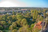 <center>Parc de Blossac </center> Vue de la tour de l'Oiseau.
