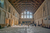 <center>Le palais et la tour Maubergeon. </center> La grande salle du palais (aujourd’hui appelée 