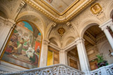 <center>L'Hôtel de Ville. </center> Fortunat lisant des poèmes à sainte Radegonde.