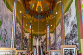 <center>Le château Laurens</center>Le salon de musique est la pièce maîtresse du château. Mélomane, Emmanuel Laurens l’a voulue monumentale, semblable à une chapelle où les vitraux illumineraient tout le jour la maison. Les fresques des murs n’ayant pu être restituées, deux artistes, Ida Tursic et Wilfried Mille, sont intervenus dans le cadre de la commande publique.