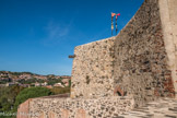 <center>Le château royal.</center>Le bastion de la tour carrée.